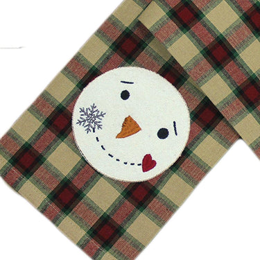 2 in 1 Winterberry Tree, Snowman Face Towel Set of two ET220022 - The Fox Decor
